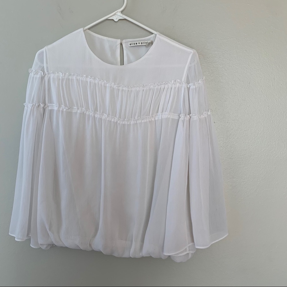 Alice + Olivia Long Sleeve Blouse